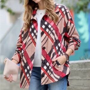 Zenana Plaid Shacket